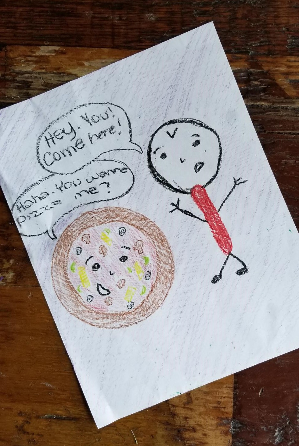 Kids menu art